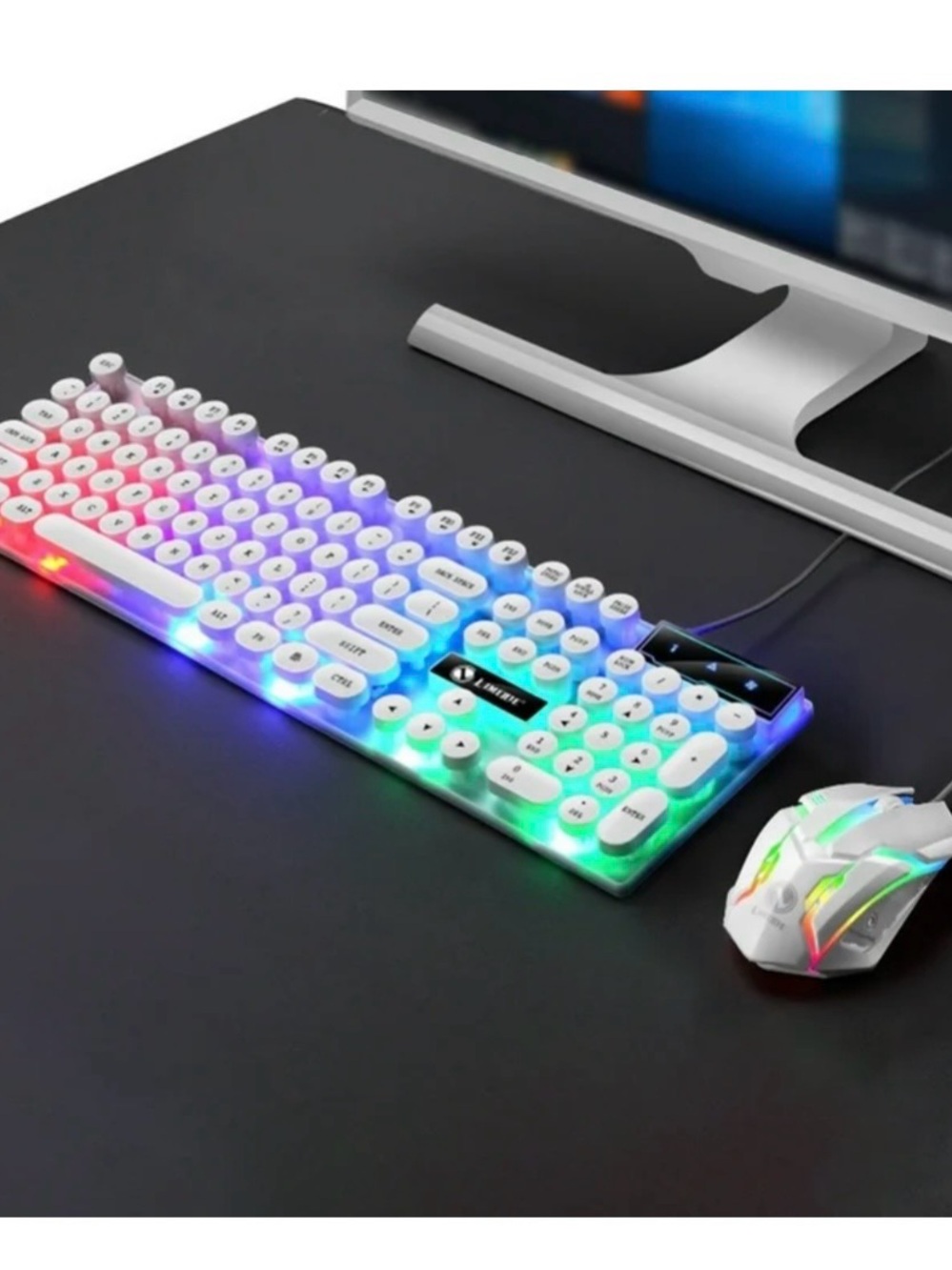 🆕 - Limeide GTX 300 Suspension Rainbow Light Gaming Mouse & Keyboard